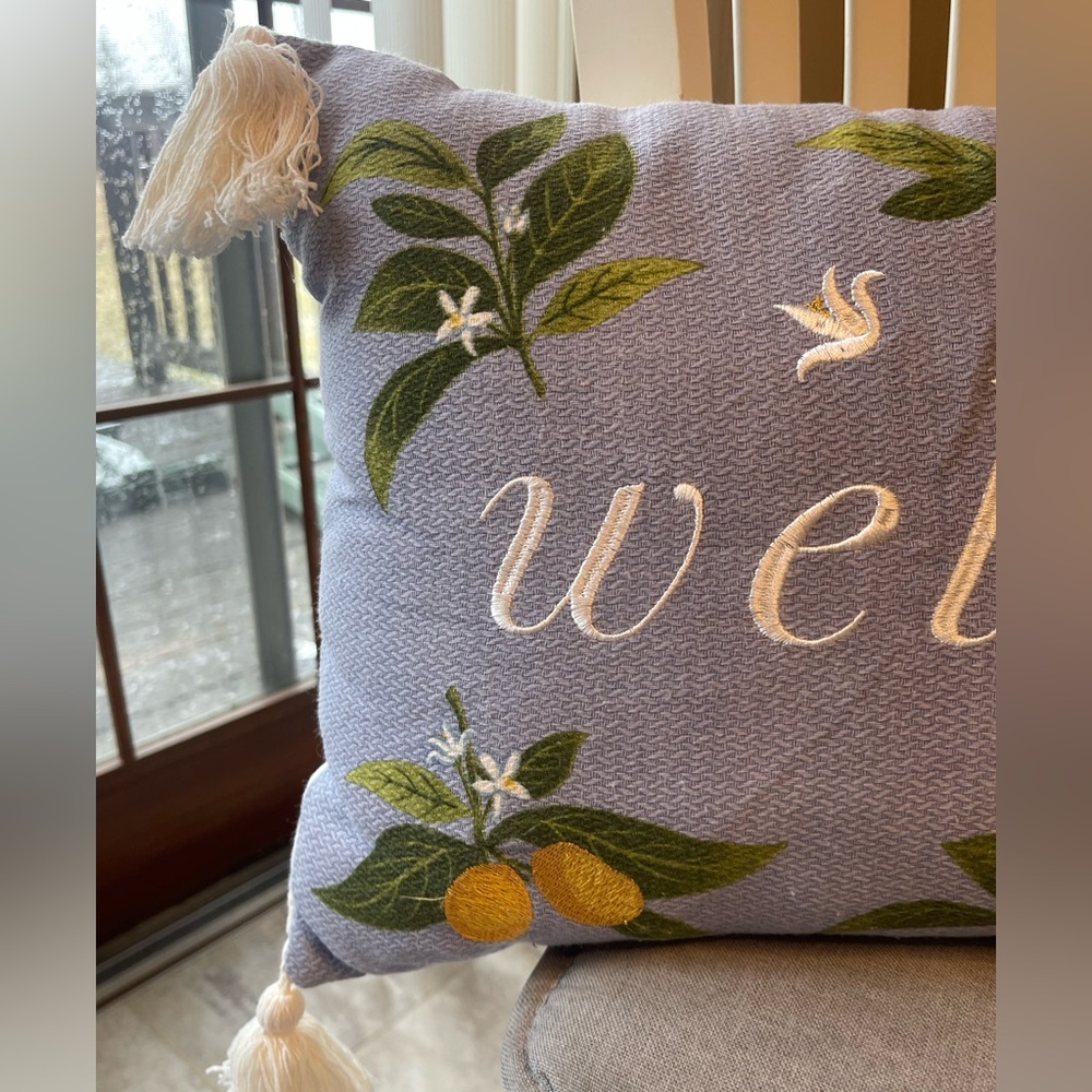 Welcome Accent Pillow - Picture 3 of 7